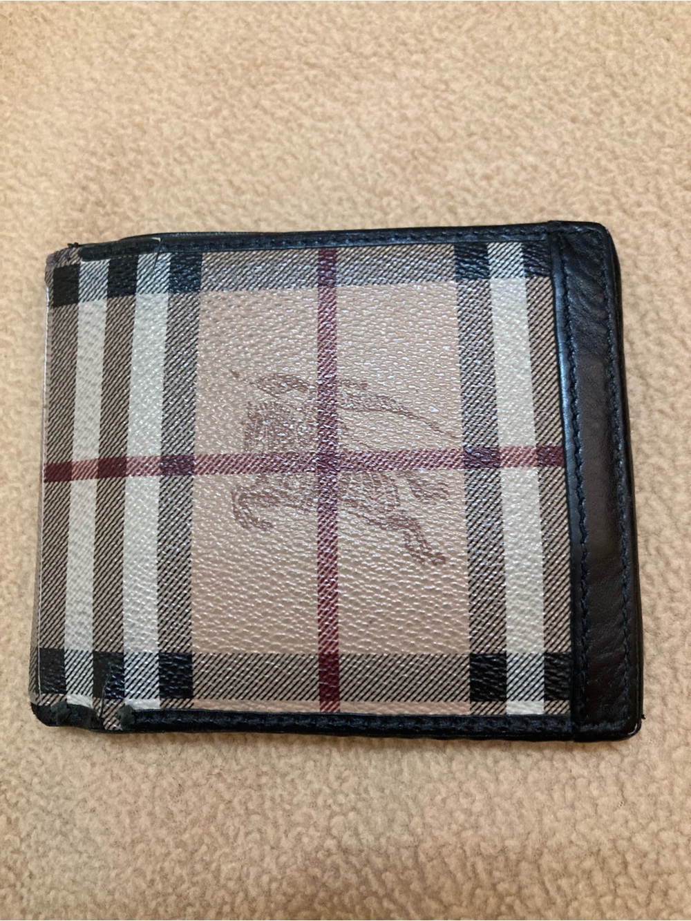 Burberry Mens Bifold Wallet Tons Of Space For Cards And Split Cash Section